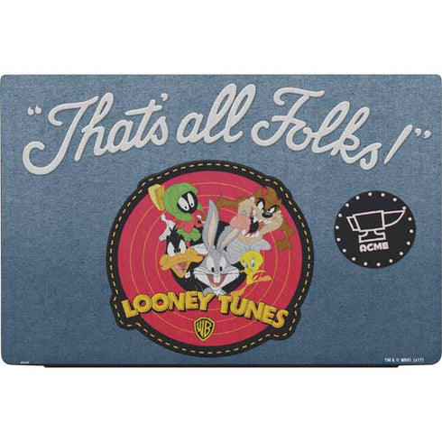 Looney Tunes Thats All Folks Patch Dell Vostro Skin