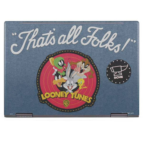 Looney Tunes Thats All Folks Patch HP Envy Skin