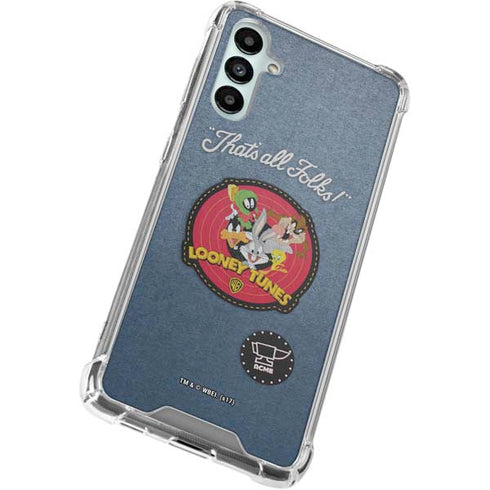 Looney Tunes Thats All Folks Patch Galaxy A15 5G Clear Case