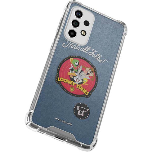 Looney Tunes Thats All Folks Patch Galaxy A53 5G Clear Case