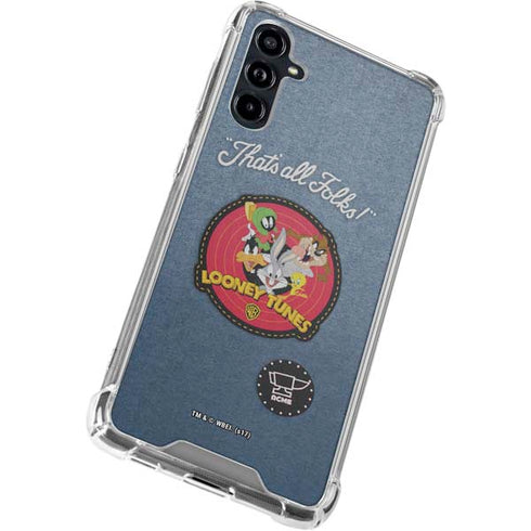 Looney Tunes Thats All Folks Patch Galaxy A54 5G Clear Case