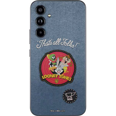 Looney Tunes Thats All Folks Patch Galaxy A54 5G Skin
