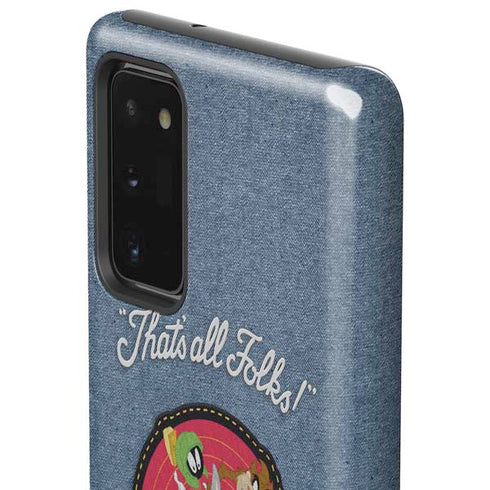 Looney Tunes Thats All Folks Patch Galaxy Note20 5G Pro Case