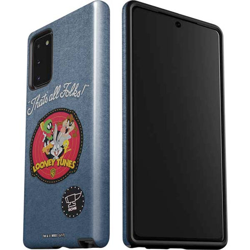Looney Tunes Thats All Folks Patch Galaxy Note20 5G Pro Case