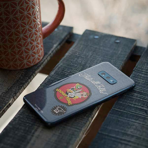 Looney Tunes Thats All Folks Patch Galaxy S10e Skin