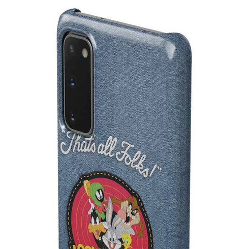 Looney Tunes Thats All Folks Patch Galaxy S20 Lite Case