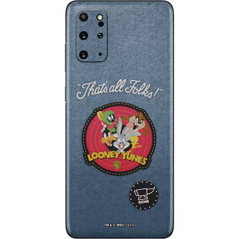 Looney Tunes Thats All Folks Patch Galaxy S20 Plus Skin