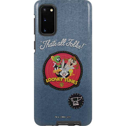 Looney Tunes Thats All Folks Patch Galaxy S20 Pro Case