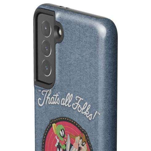 Looney Tunes Thats All Folks Patch Galaxy S21 5G Pro Case