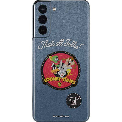 Looney Tunes Thats All Folks Patch Galaxy S21 5G Skin