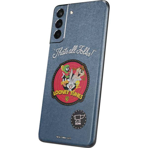 Looney Tunes Thats All Folks Patch Galaxy S21 5G Skin