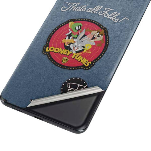 Looney Tunes Thats All Folks Patch Galaxy S21 Plus 5G Skin