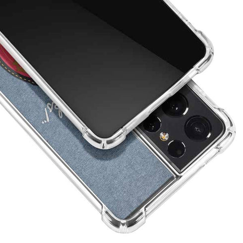 Looney Tunes Thats All Folks Patch Galaxy S21 Ultra 5G Clear Case