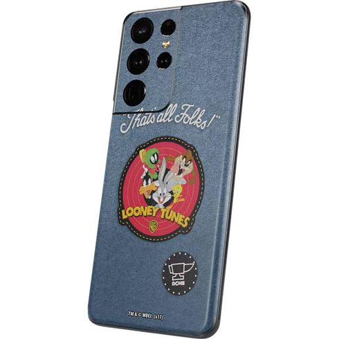 Looney Tunes Thats All Folks Patch Galaxy S21 Ultra 5G Skin