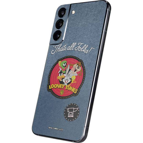 Looney Tunes Thats All Folks Patch Galaxy S22 Plus Skin