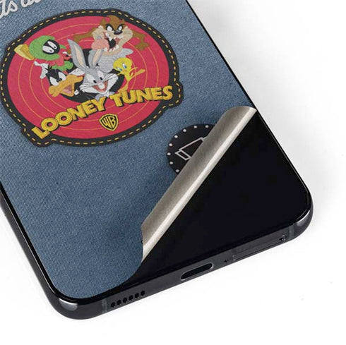 Looney Tunes Thats All Folks Patch Galaxy S22 Plus Skin
