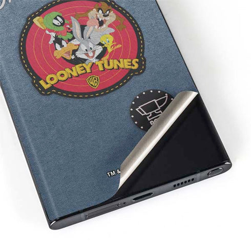Looney Tunes Thats All Folks Patch Galaxy S22 Ultra Skin