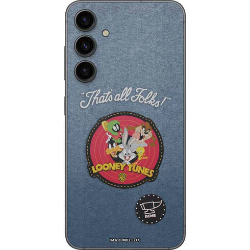 Looney Tunes Thats All Folks Patch Galaxy S23 FE Skin