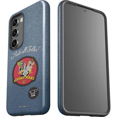Looney Tunes Thats All Folks Patch Galaxy S23 Pro Case