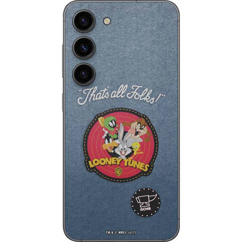 Looney Tunes Thats All Folks Patch Galaxy S23 Skin