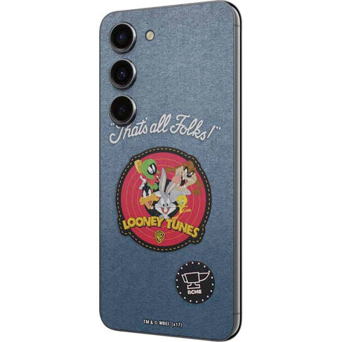 Looney Tunes Thats All Folks Patch Galaxy S23 Skin
