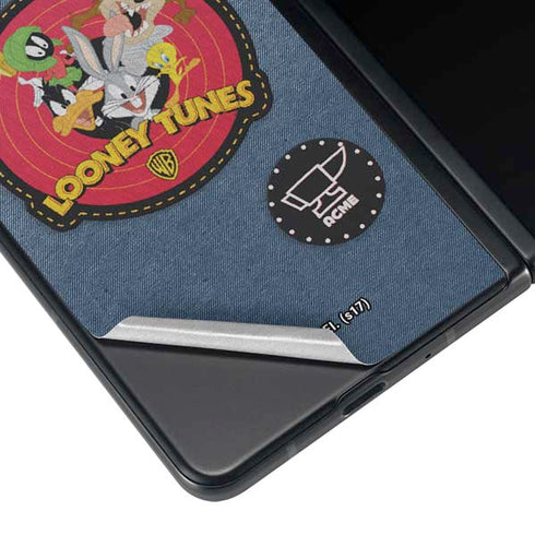 Looney Tunes Thats All Folks Patch Galaxy Z Fold4 5G Skin