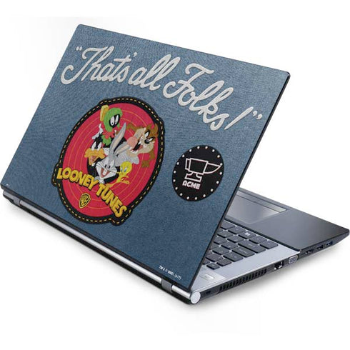Looney Tunes Thats All Folks Patch Generic Laptop Skin