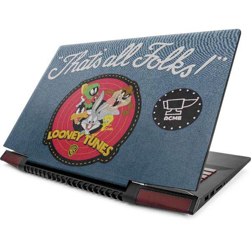 Looney Tunes Thats All Folks Patch Lenovo IdeaPad Skin