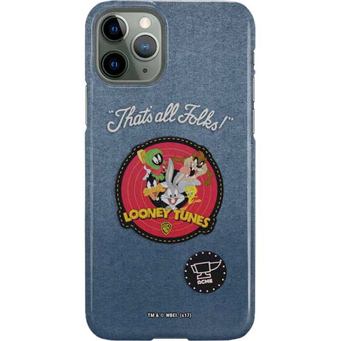 Looney Tunes Thats All Folks Patch iPhone 11 Pro Lite Case