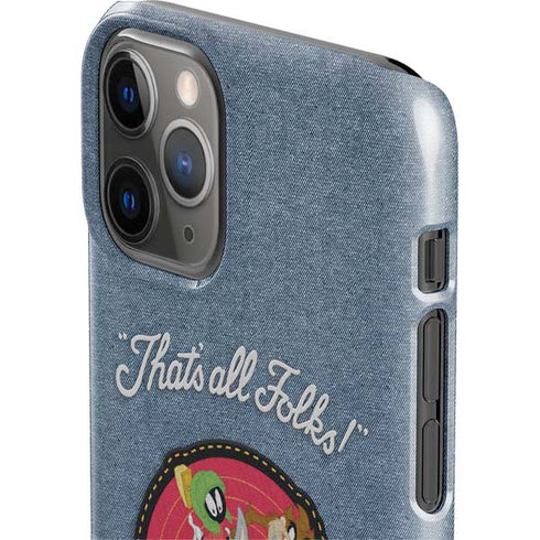 Looney Tunes Thats All Folks Patch iPhone 11 Pro Lite Case