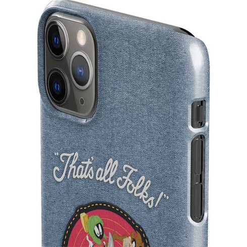 Looney Tunes Thats All Folks Patch iPhone 11 Pro Max Lite Case