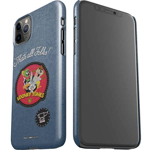 Looney Tunes Thats All Folks Patch iPhone 11 Pro Max Lite Case