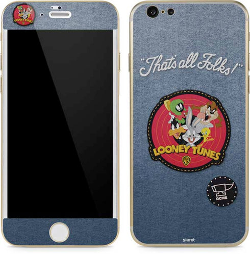 Looney Tunes Thats All Folks Patch iPhone 6/6s Skin