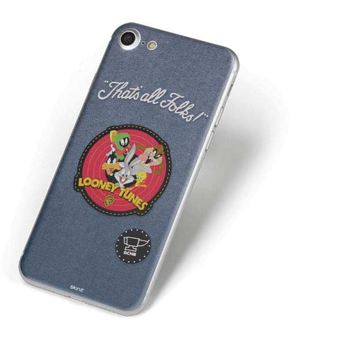 Looney Tunes Thats All Folks Patch iPhone 7 Skin