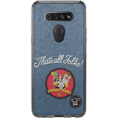 Looney Tunes Thats All Folks Patch LG K51/Q51 Clear Case