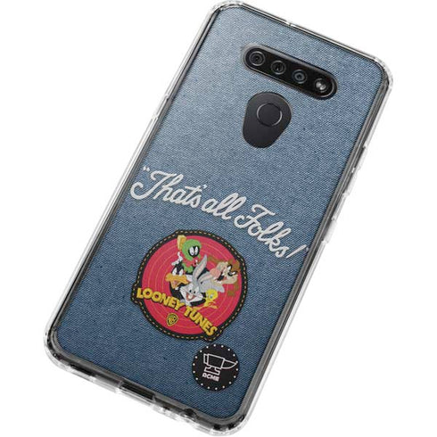 Looney Tunes Thats All Folks Patch LG K51/Q51 Clear Case