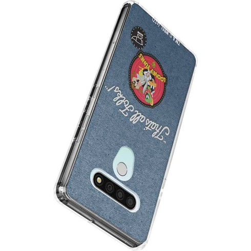 Looney Tunes Thats All Folks Patch LG Stylo 6 Clear Case