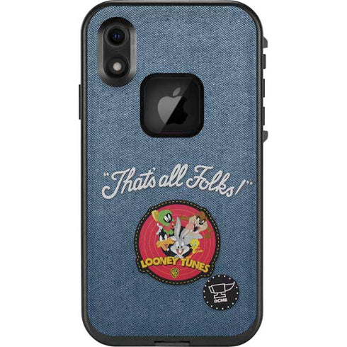 Looney Tunes Thats All Folks Patch LifeProof Fre iPhone Skin