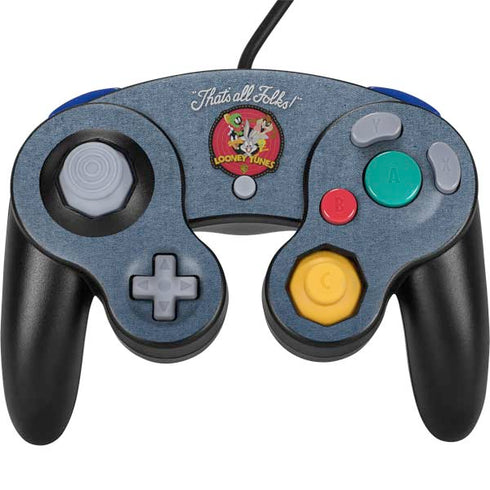 Looney Tunes Thats All Folks Patch Nintendo GameCube Controller Skin
