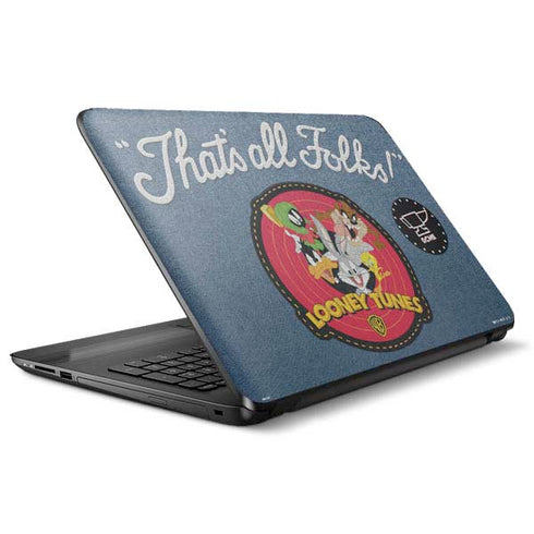 Looney Tunes Thats All Folks Patch HP Notebook Skin