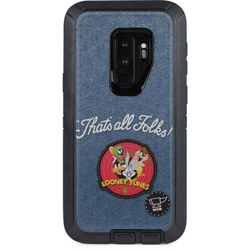 Looney Tunes Thats All Folks Patch Otterbox Defender Galaxy Skin