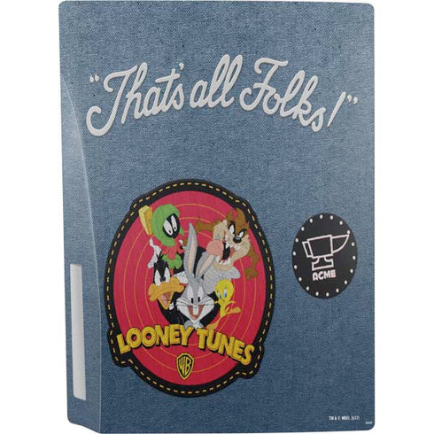 Looney Tunes Thats All Folks Patch PS5 Bundle Skin