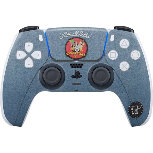 Looney Tunes Thats All Folks Patch PS5 Controller Skin