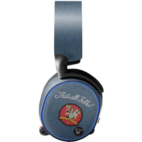 Looney Tunes Thats All Folks Patch SteelSeries Arctis 5 Skin