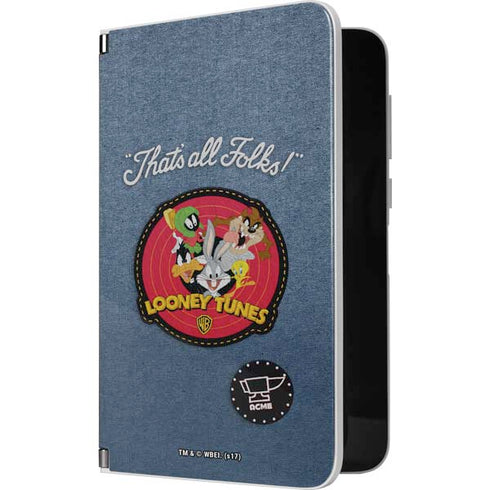 Looney Tunes Thats All Folks Patch Surface Duo Skin