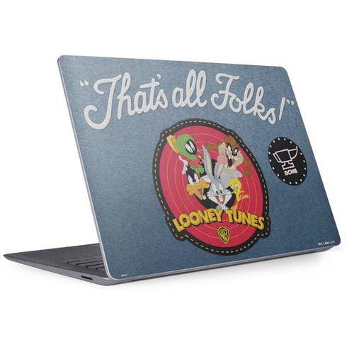 Looney Tunes Thats All Folks Patch Surface Laptop 3 13.5in Skin