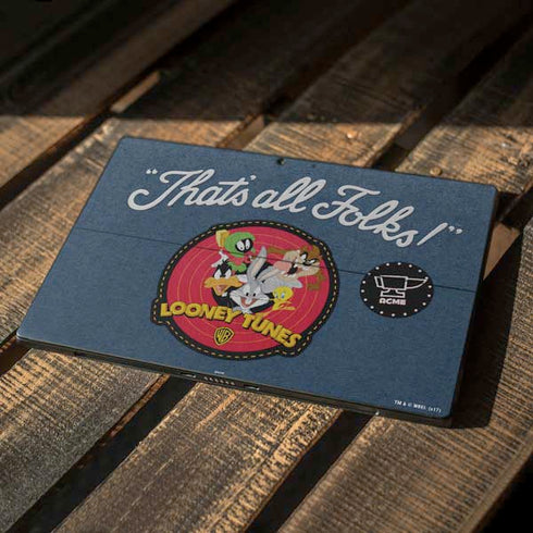 Looney Tunes Thats All Folks Patch Surface Pro 7 Skin