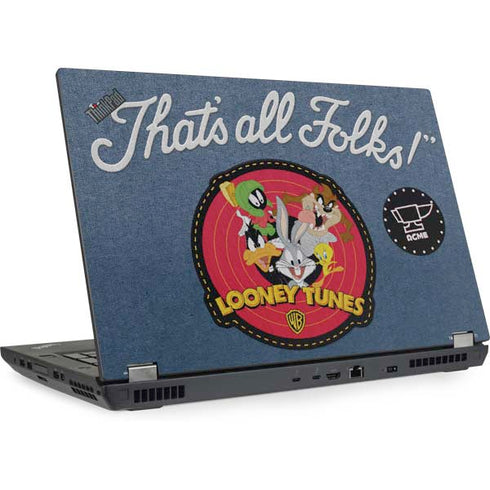Looney Tunes Thats All Folks Patch Lenovo ThinkPad Skin