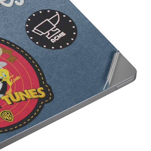 Looney Tunes Thats All Folks Patch Universal Laptop 15in (12.2 x 8.8in) Skin