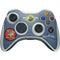 Looney Tunes Thats All Folks Patch Xbox 360 Wireless Controller Skin